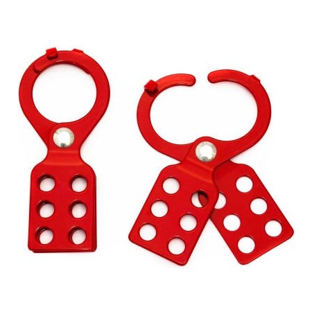 Zing ZING RecycLockout Lockout Tagout Hasp, 1" Steel with Tabs, 7106 7106